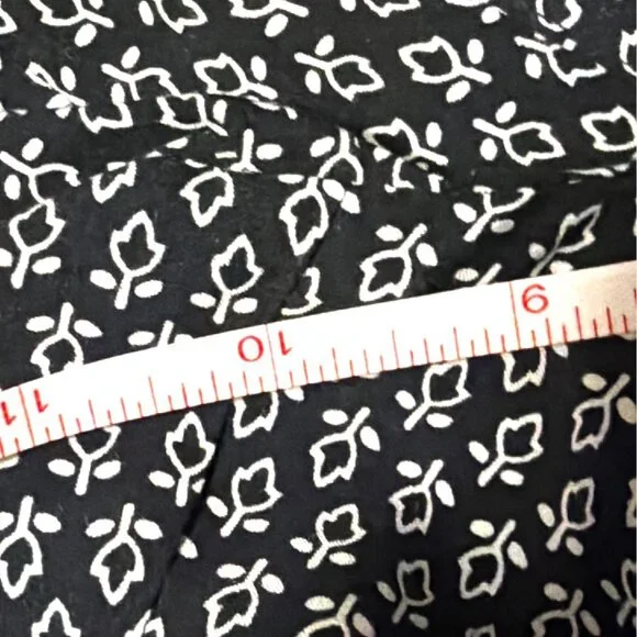 Sophie Max Womens Black & White Printed Pants Size M - Picture 6 of 7